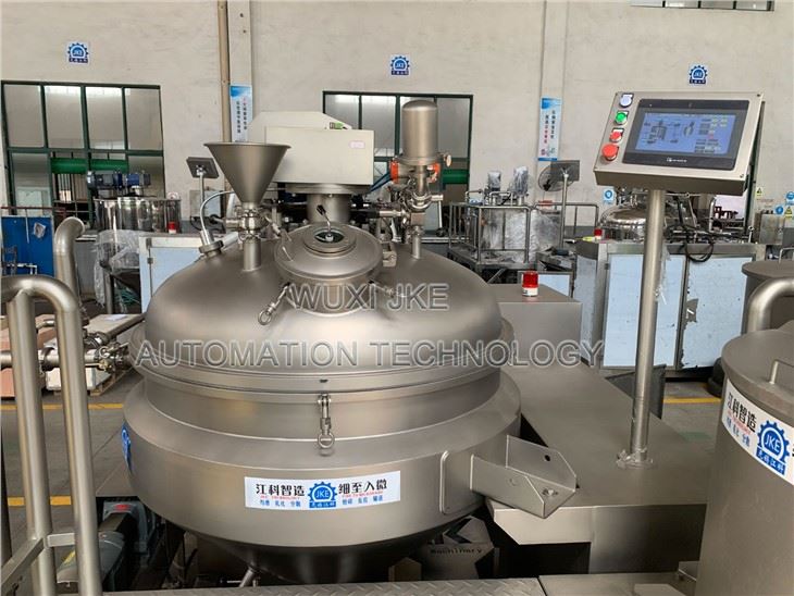 Vacuum Homogenizing Emulsifying Mixer Machine